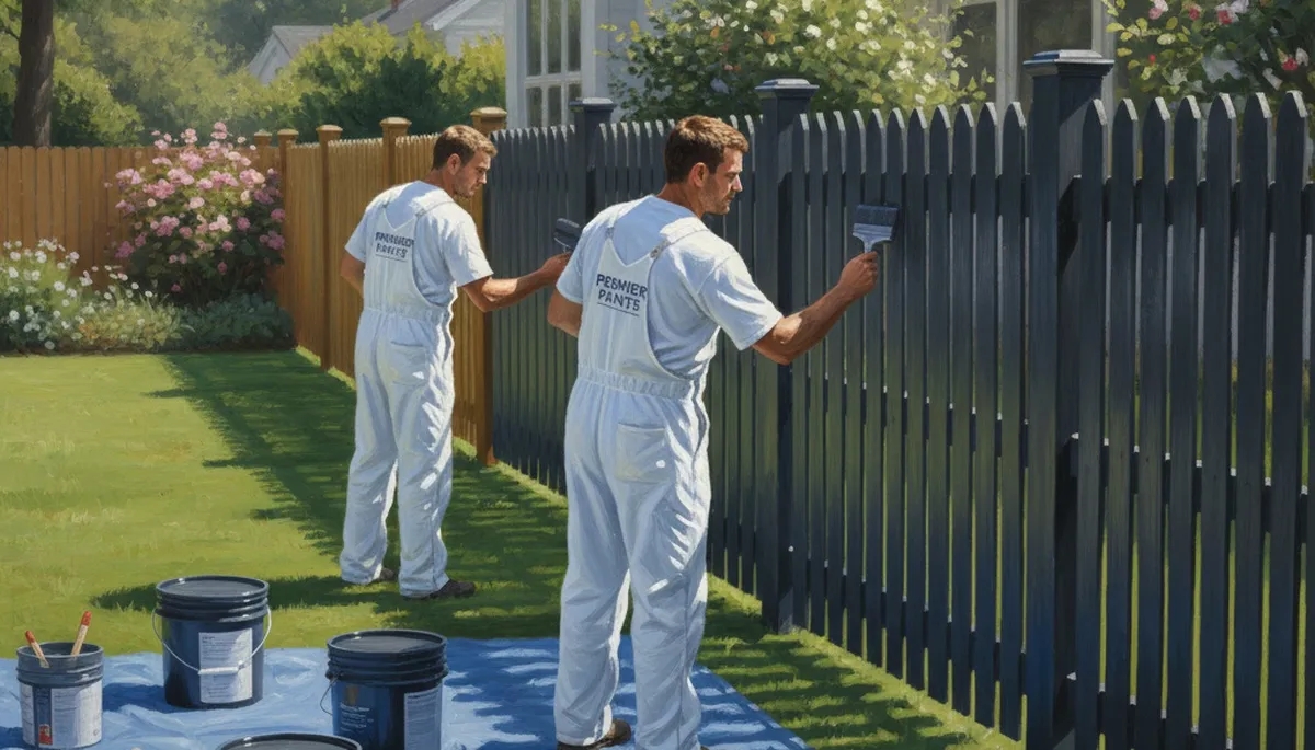Fence painting in Long Beach, CA for lasting coastal weather protection and curb appeal