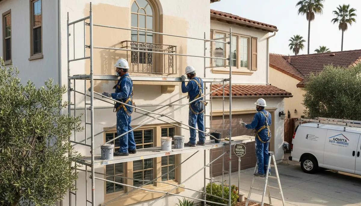 Professional house painting service in Long Beach, CA for interior and exterior projects